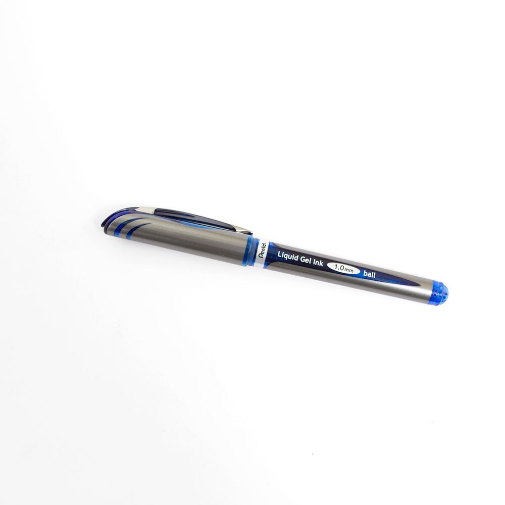 Pentel, EnerGel, Liquid, Gel, Stick Pen, 1mm, Blue